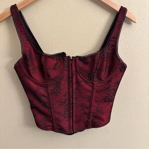Corset Bra Lace Size Small Sexy Wuthering Heights Lingerie Vixen Goth Vampire ❤️